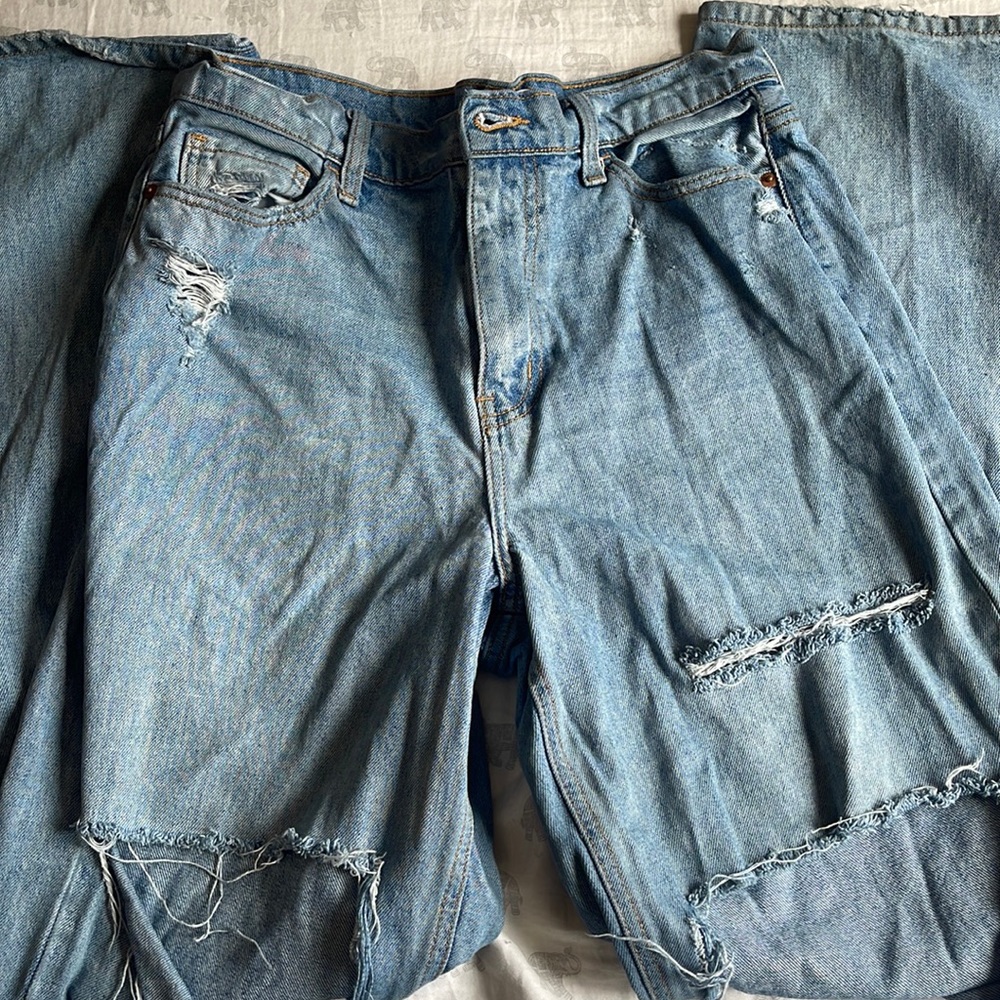 Jeans w no stains, barely used